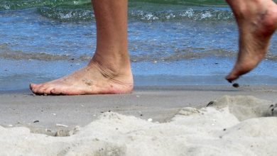 ריצה ברגליים יחפות