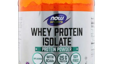 אבקת חלבון איזולט של חברת NOW