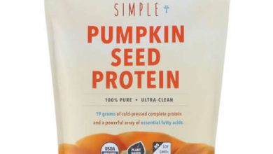 אבקת חלבון טבעונית מזרעי דלעת