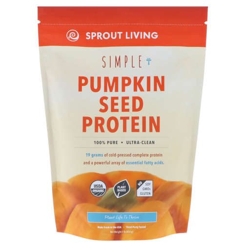 אבקת חלבון טבעונית מזרעי דלעת